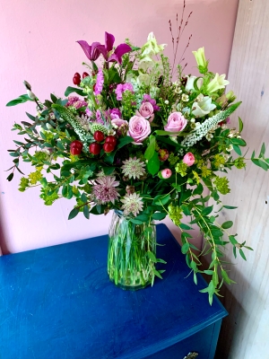 Shades of pink Vase Arrangement