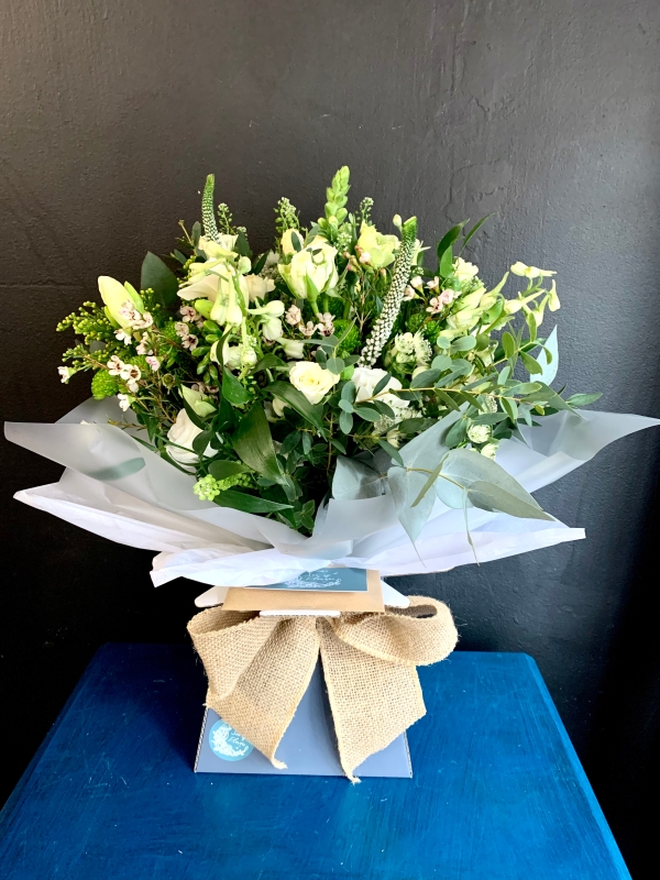 Woodland White Boxed Bouquet