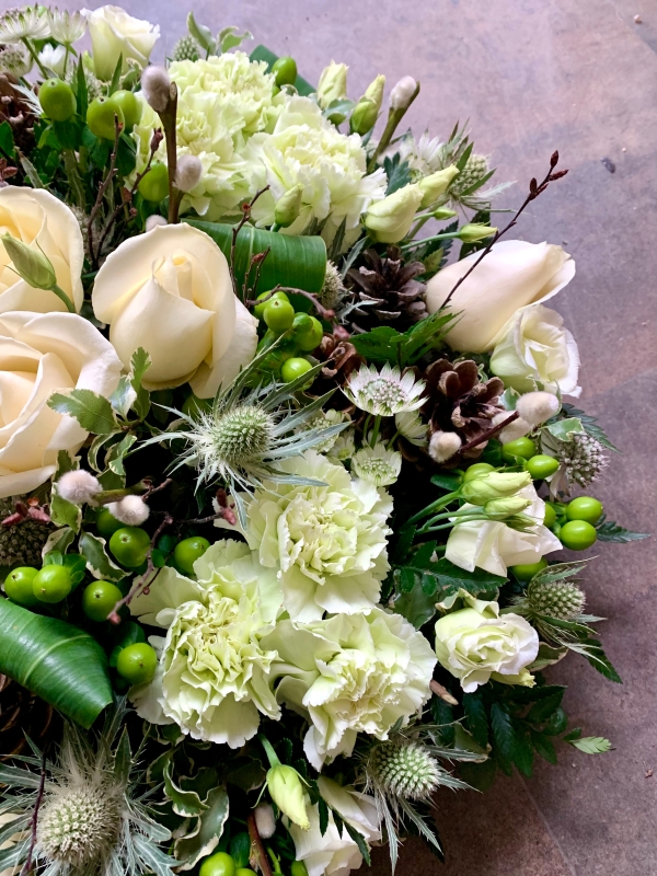 Woodland White Posy