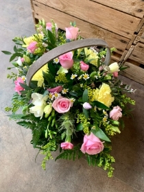 Pretty Pastel Country Basket